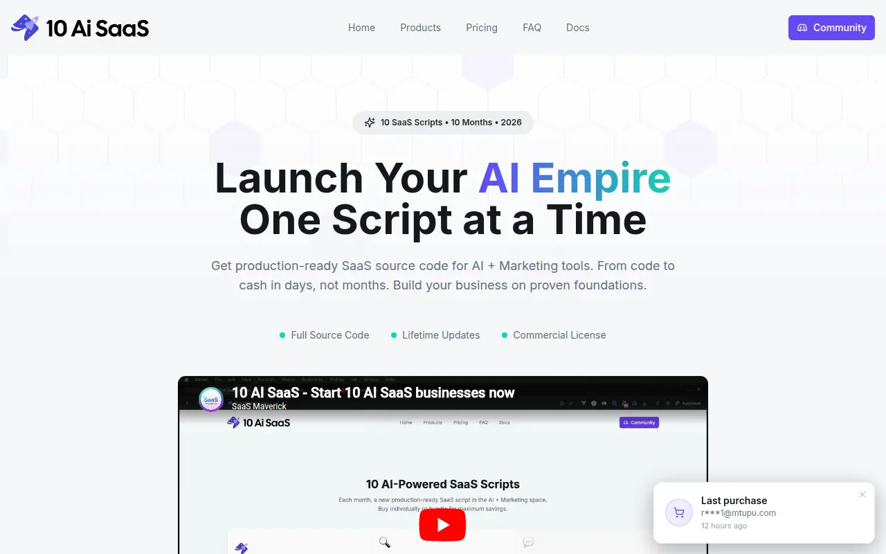 10 AI SaaS