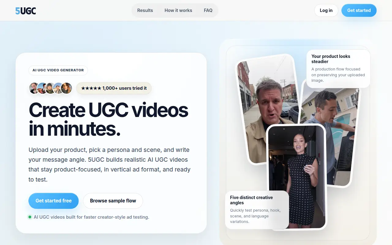 5UGC: AI UGC Video