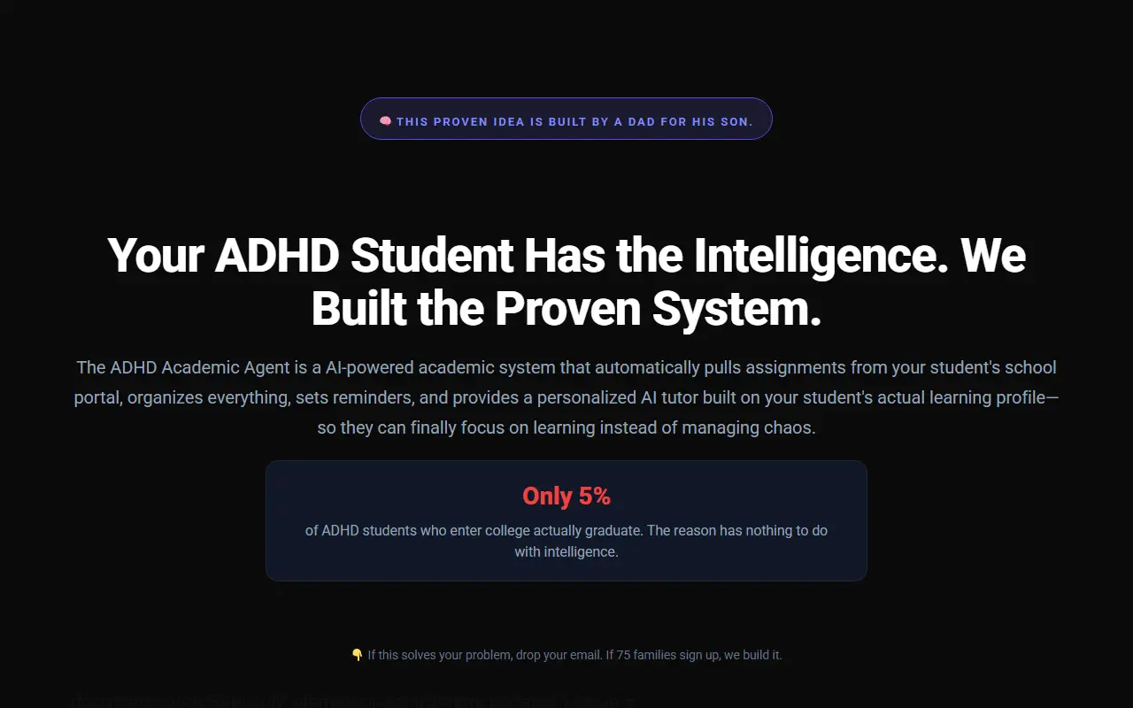 ADHD Academic Agent