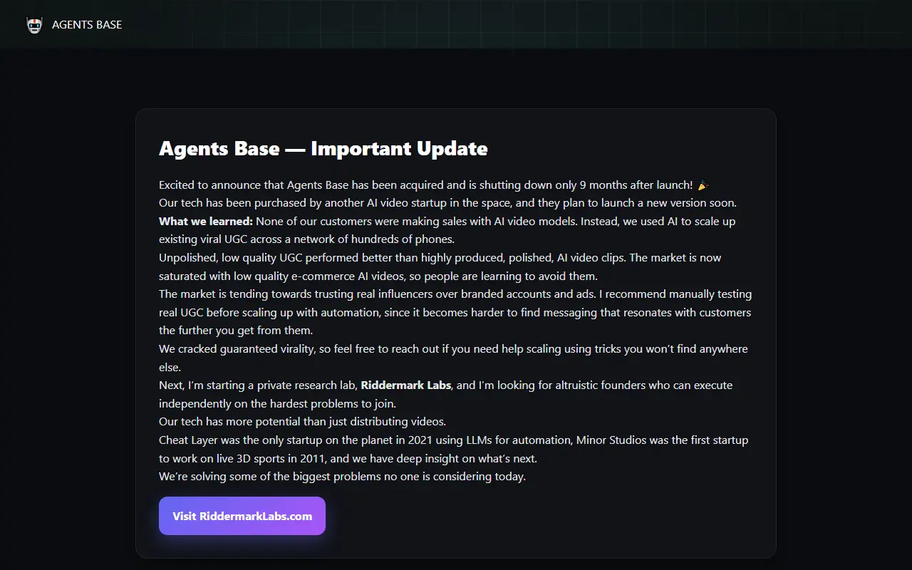 Agents Base