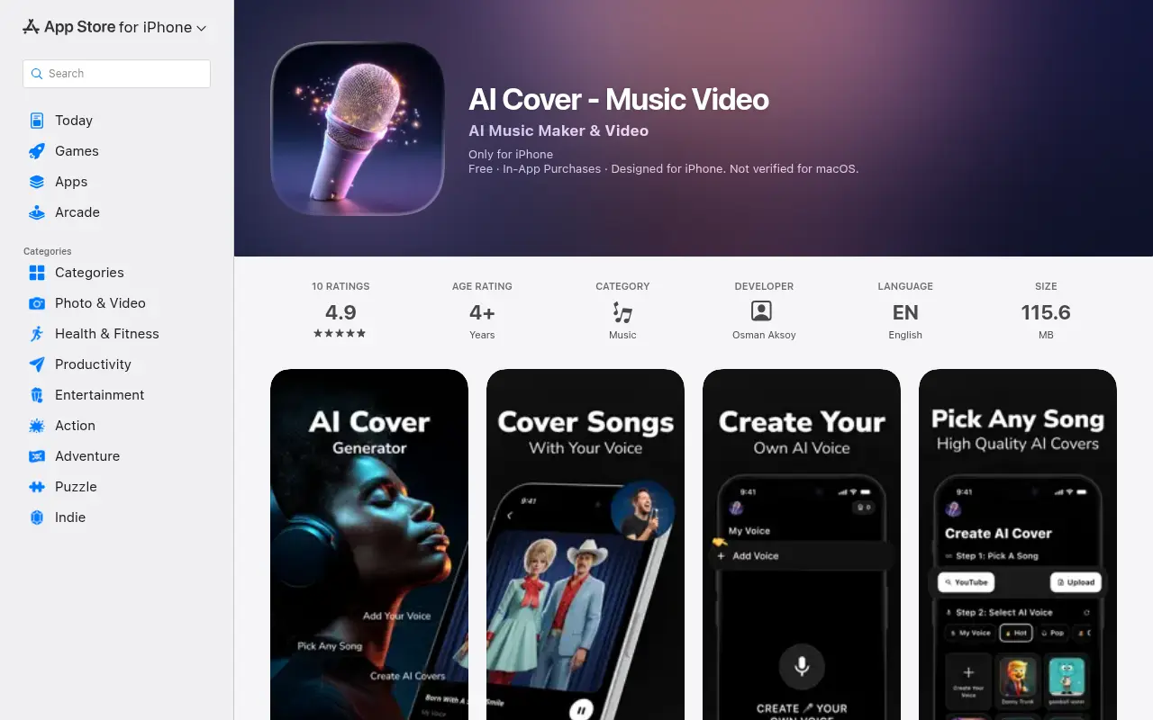 AI Cover Music Video