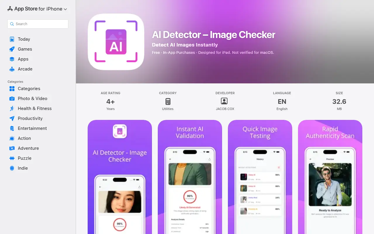 AI Detector - Image Checker
