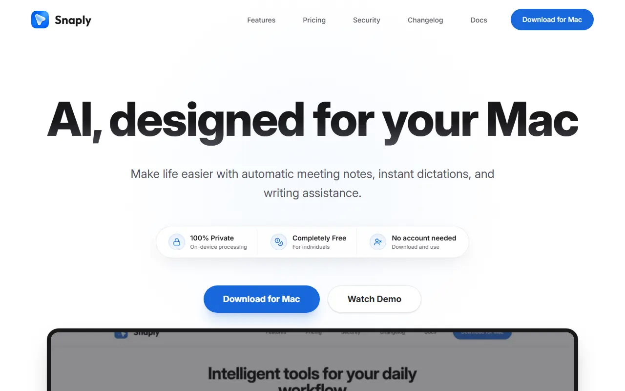 AI dication by Snaply