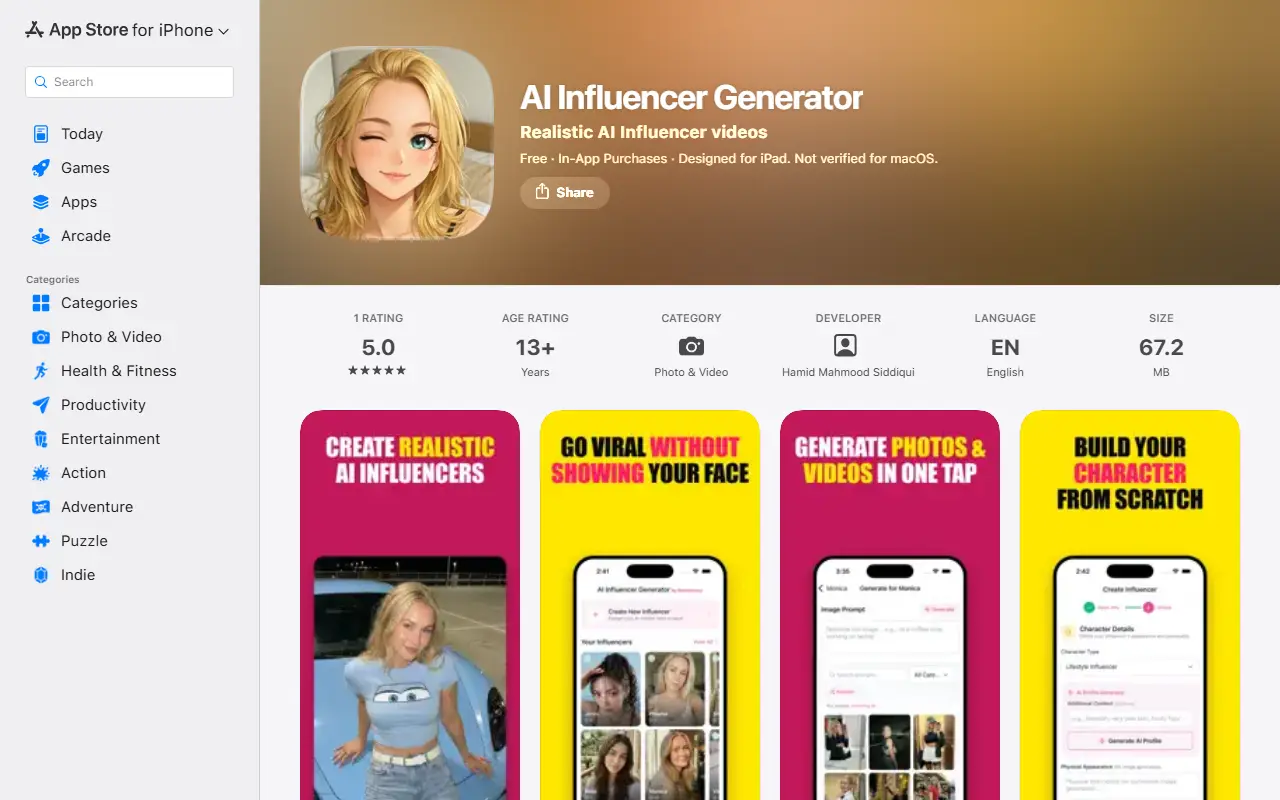 AI Influencer Generator