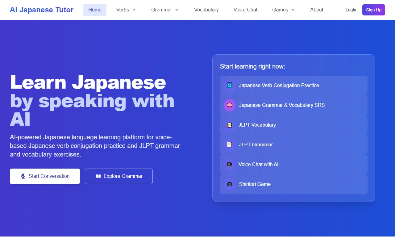 AI Japanese Tutor