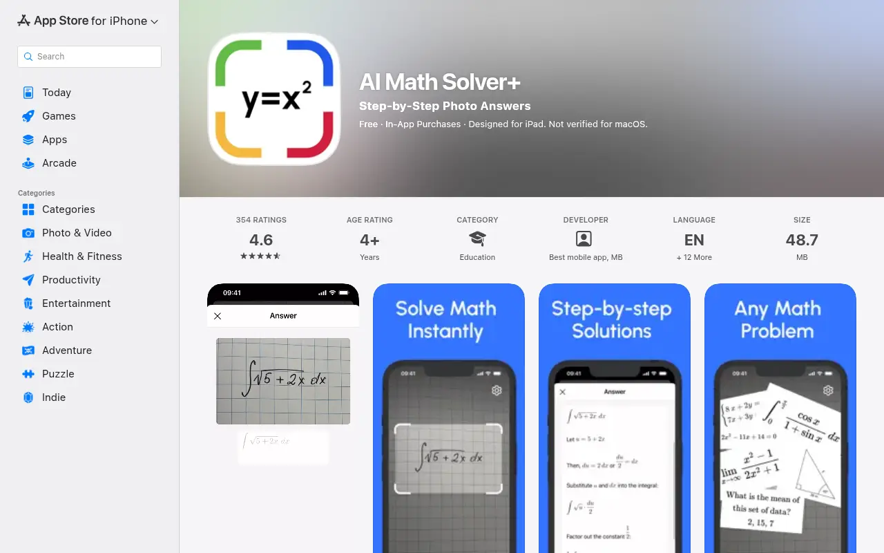 AI Math Solver+