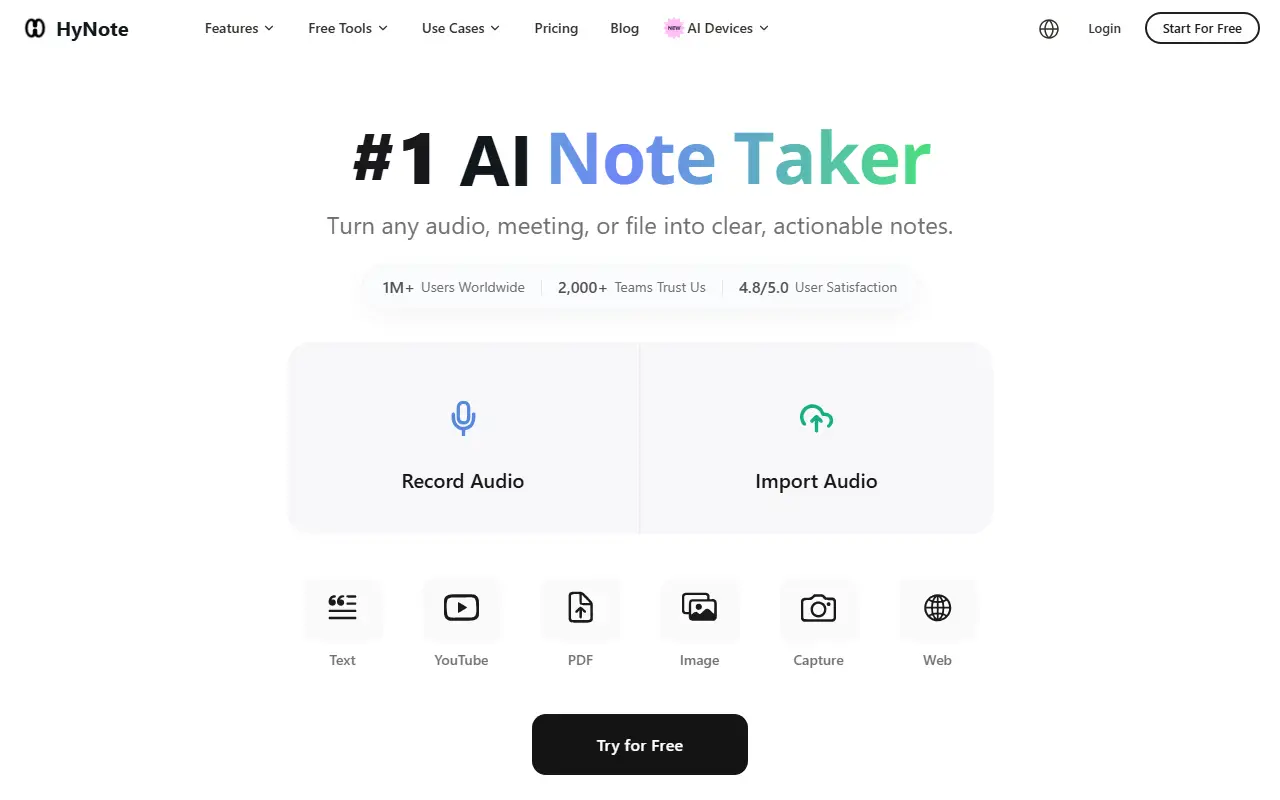 AI Notebook App