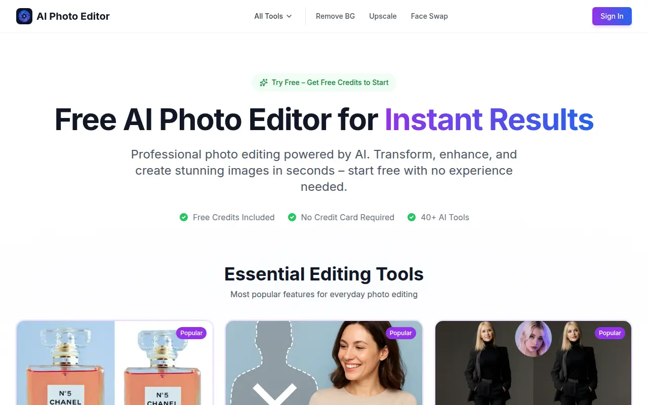 AI Photo Editor & Art Creation