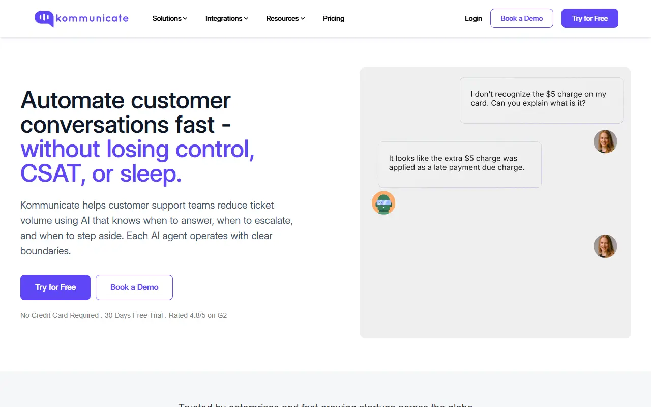AI-Powered Email Ticketing - Kommunicate