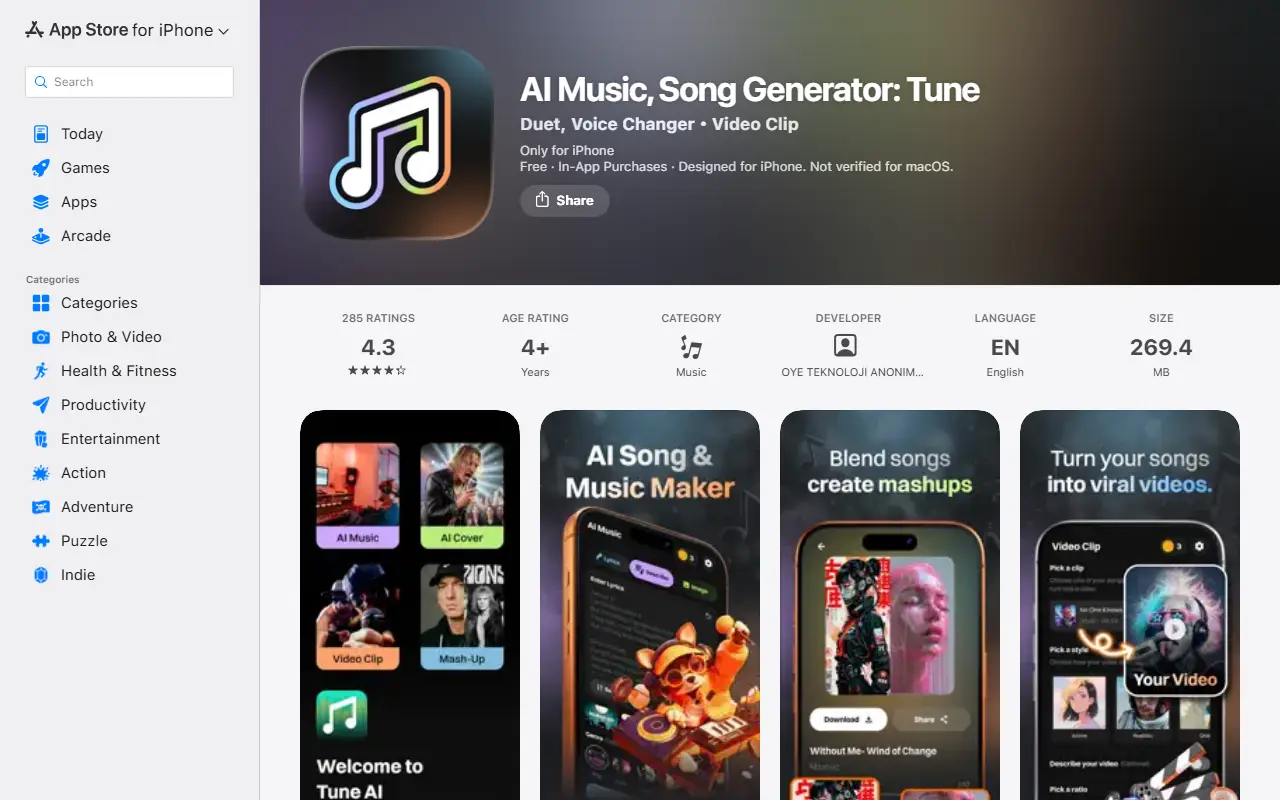 AI Song & Clip Generator