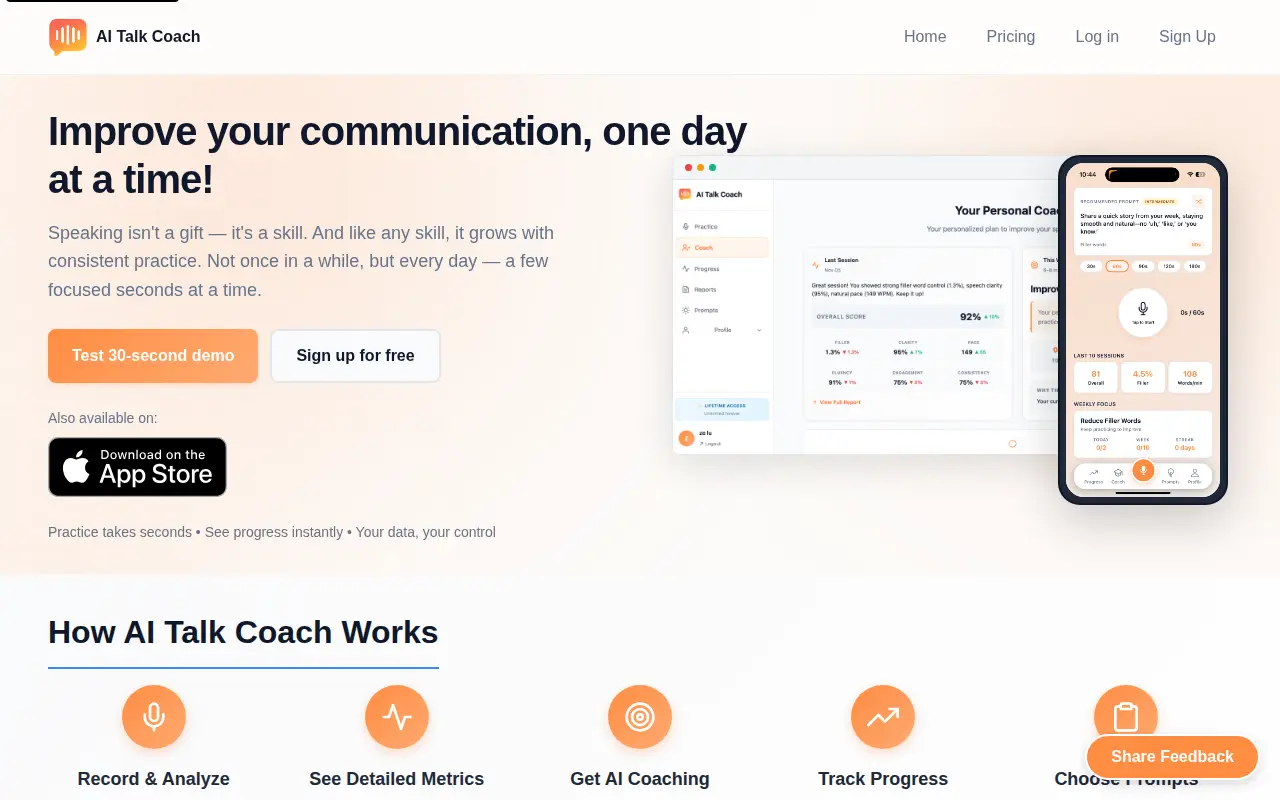 Ai talk Coach