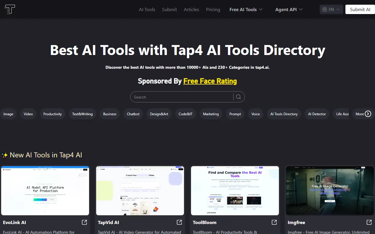 AI Tools Directory by Tap4 AI