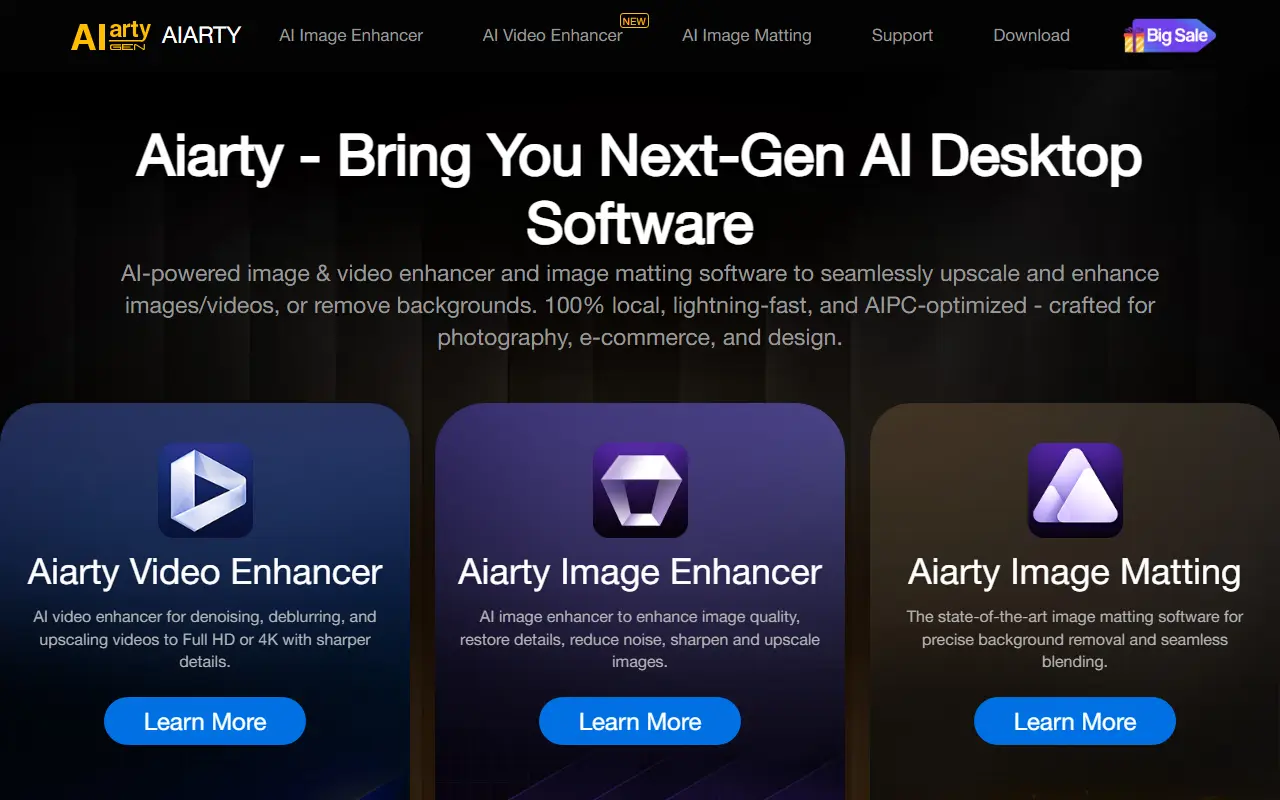 Aiarty Video Enhancer