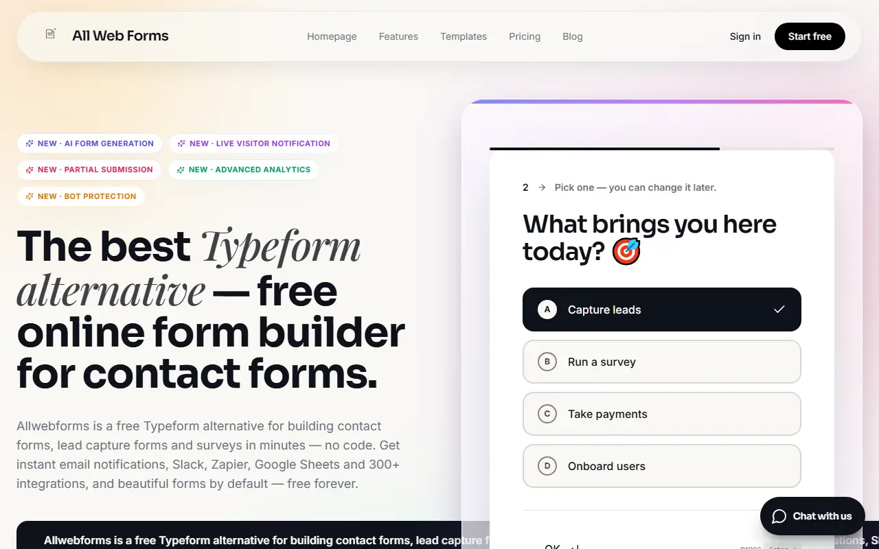 All Web Forms