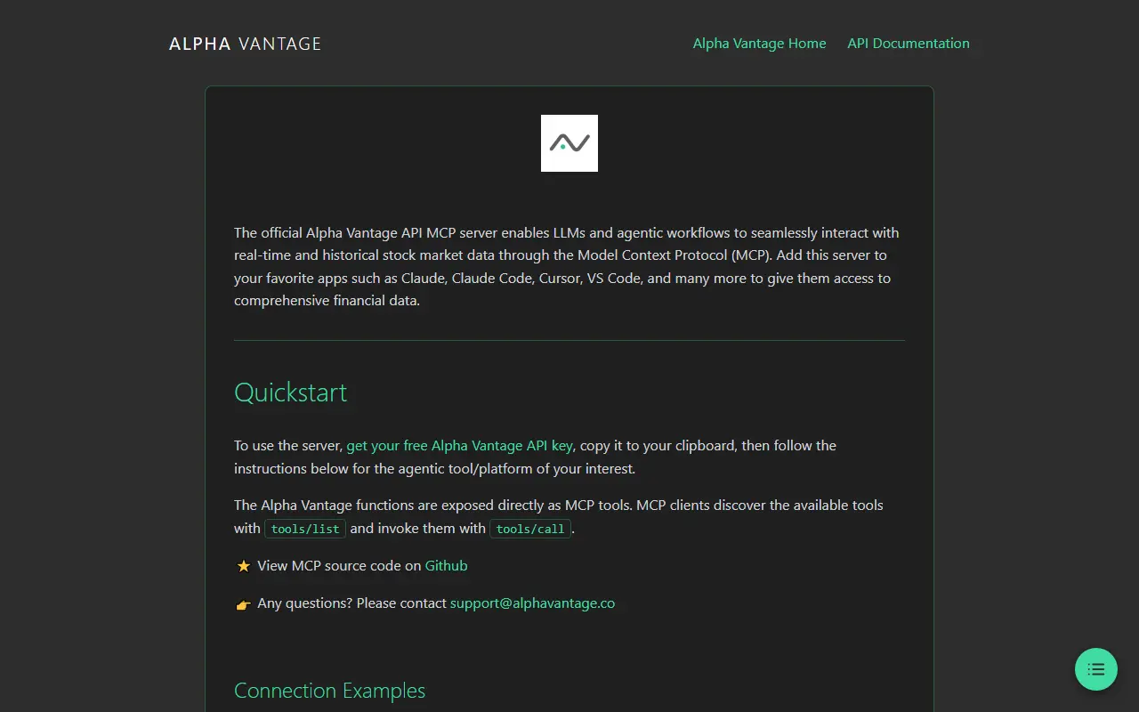 Alpha Vantage MCP