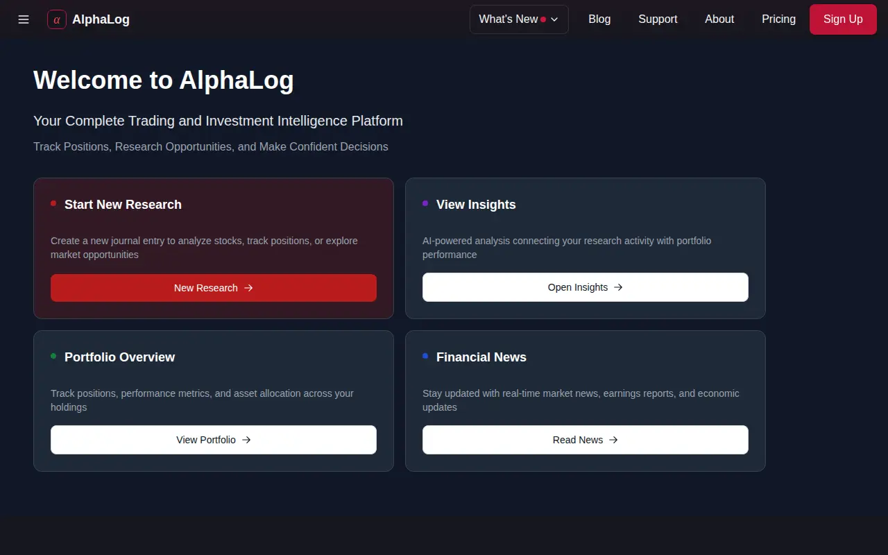 Alphalog