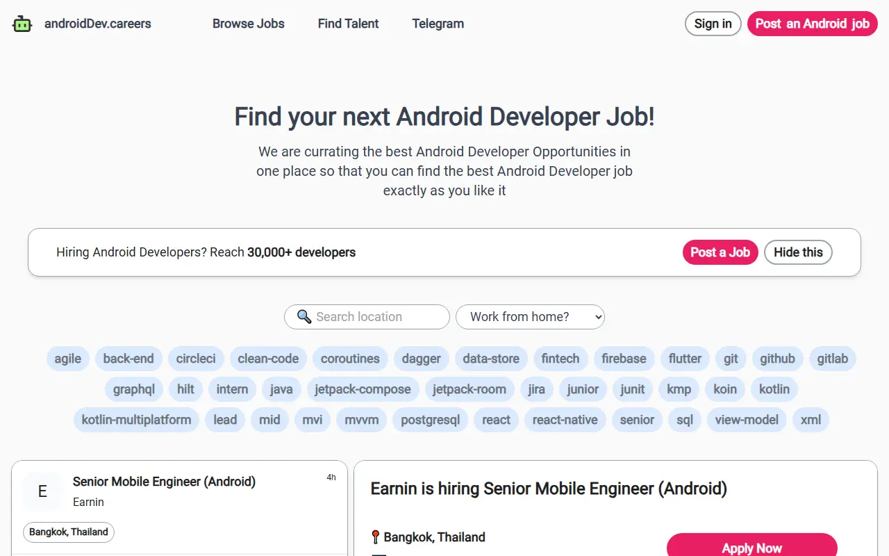 androidDev.careers