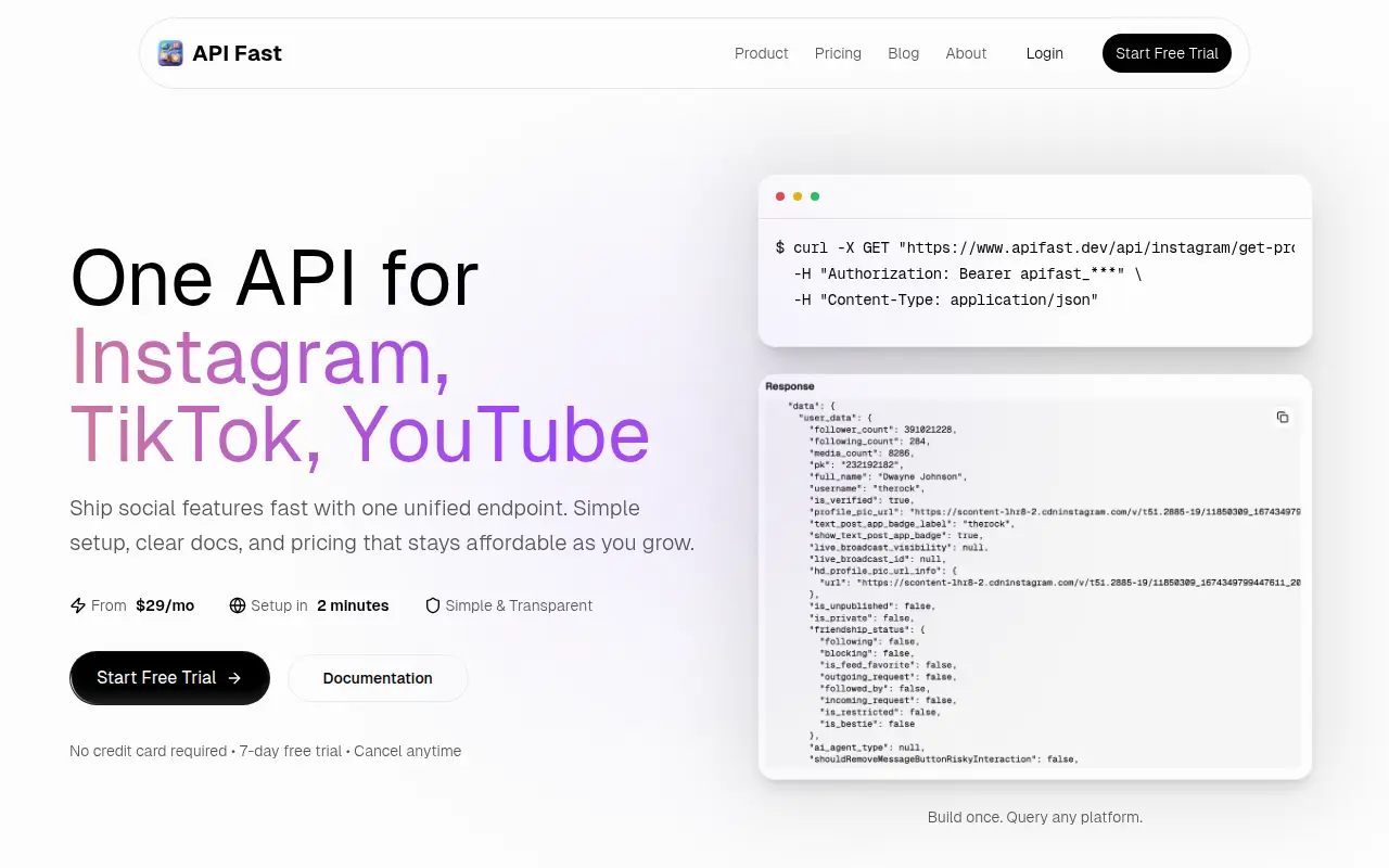 API Fast