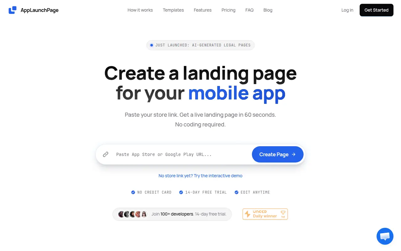 AppLaunchPage