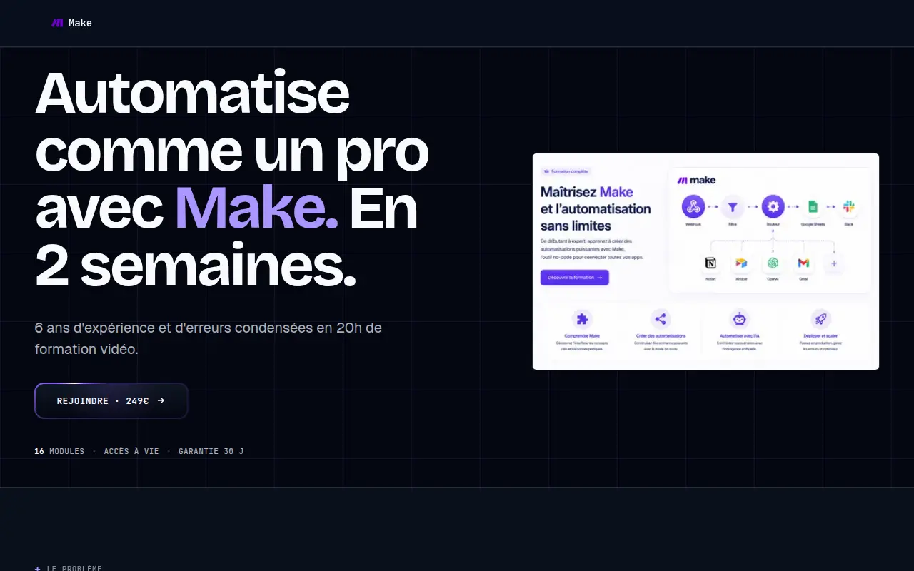 APPRENDRE MAKE