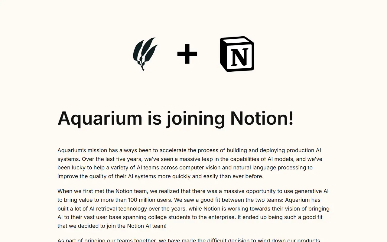 Aquarium Learning