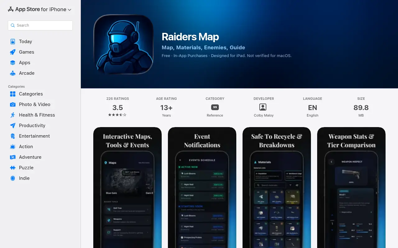 Arc Raiders Map