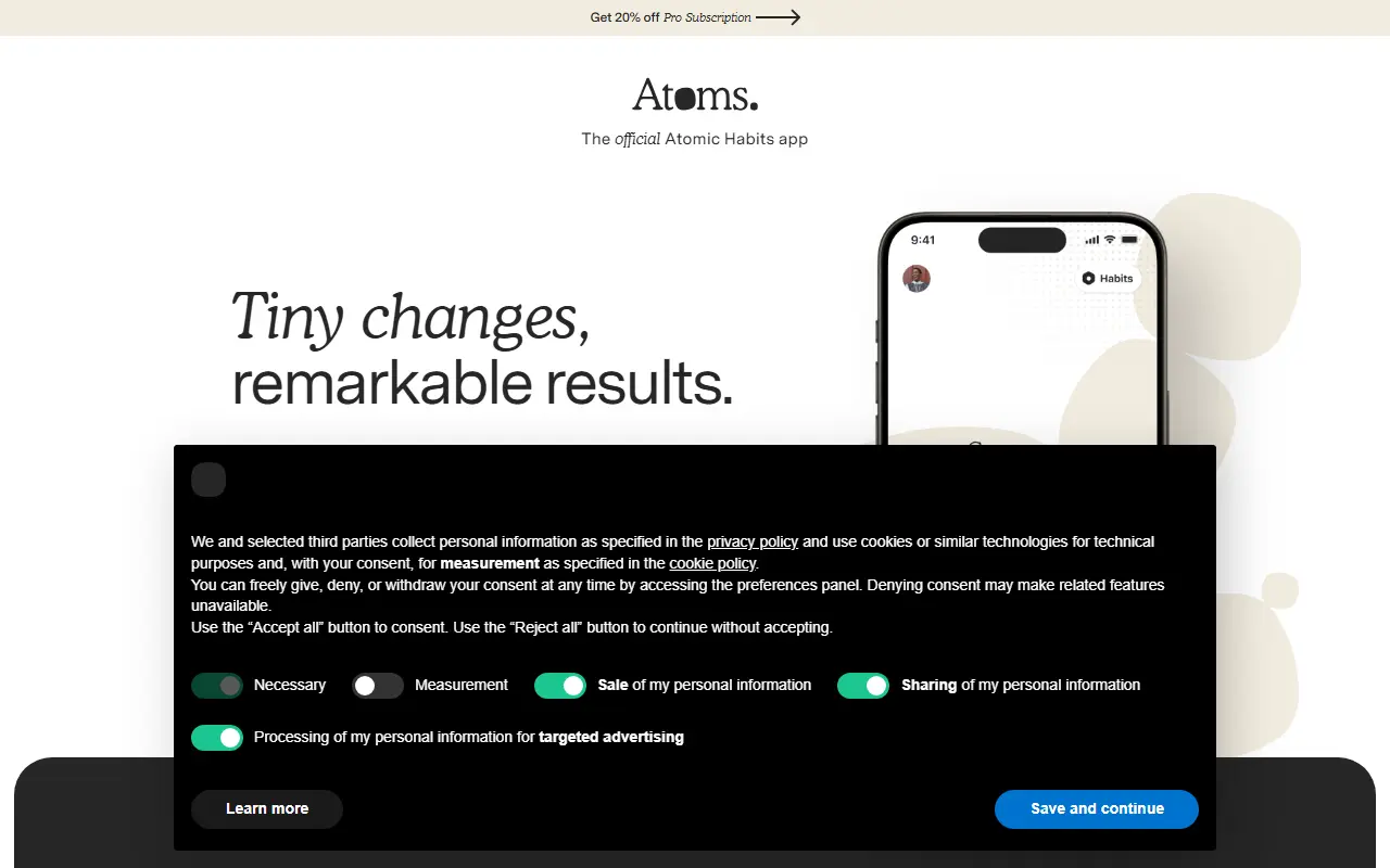 Atoms by James Clear