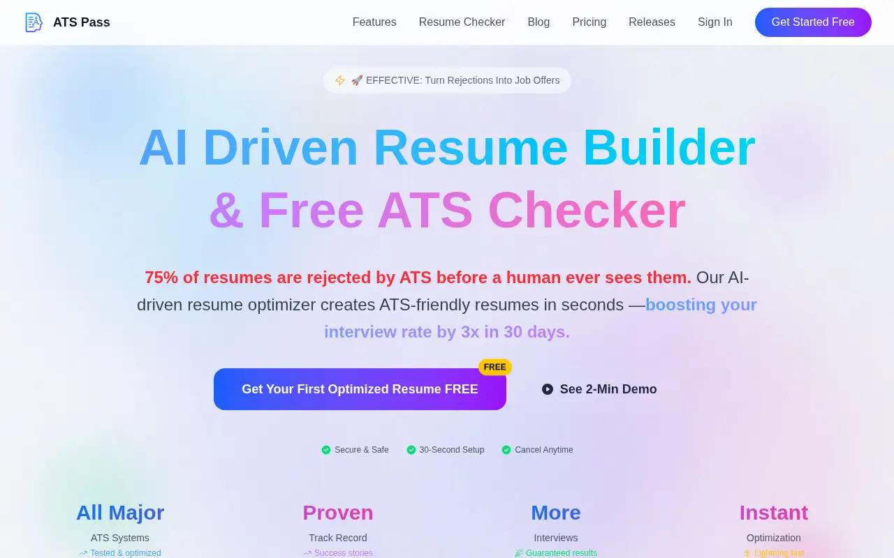 Ats Pass -resume builder
