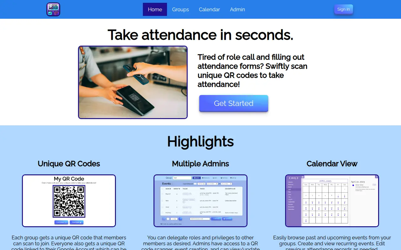 Attend QR