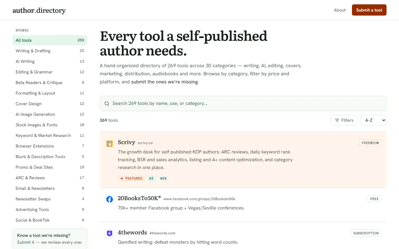 Author Directory