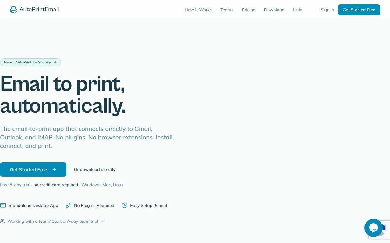 AutoPrintEmail