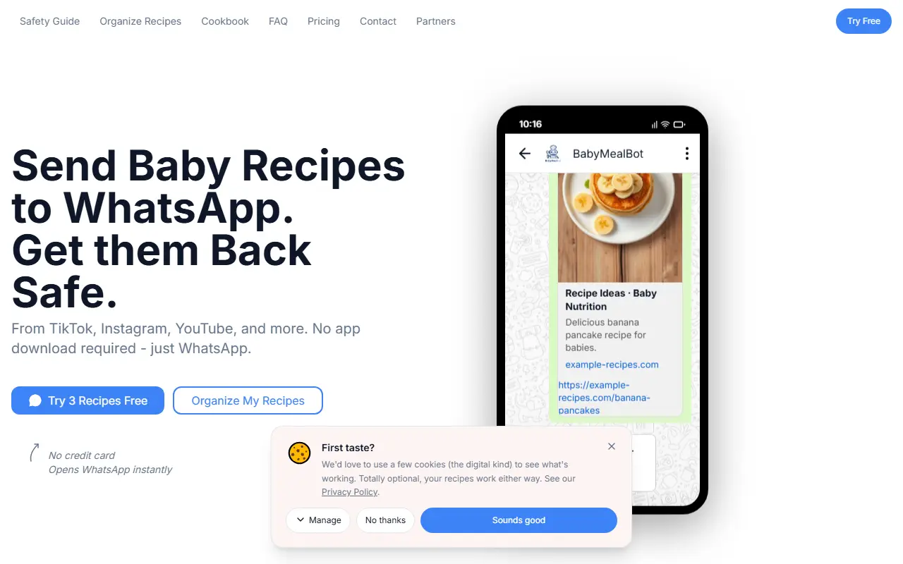 BabyMealBot