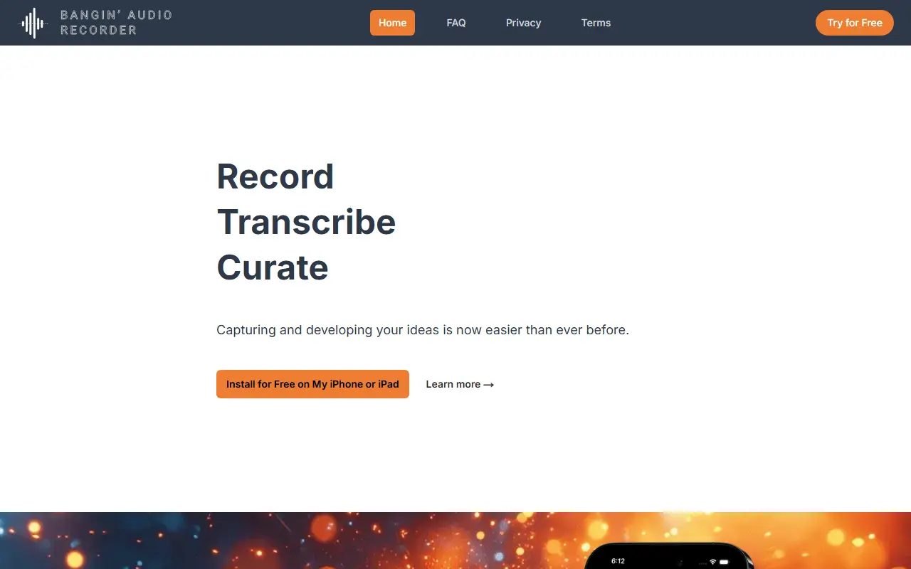 Bangin' Audio Recorder