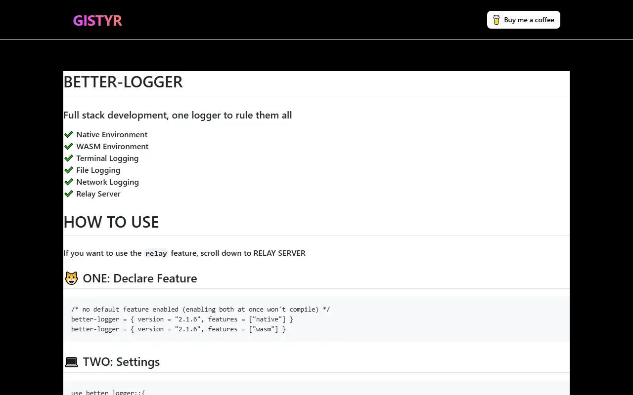 Better Logger