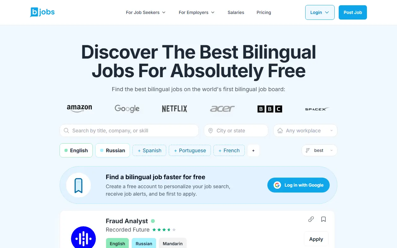 BilingualJobs.io