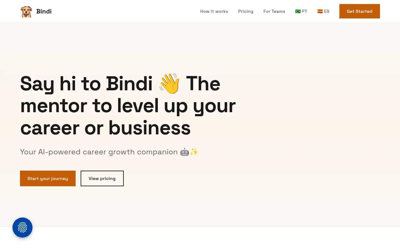 Bindi AI career mentor