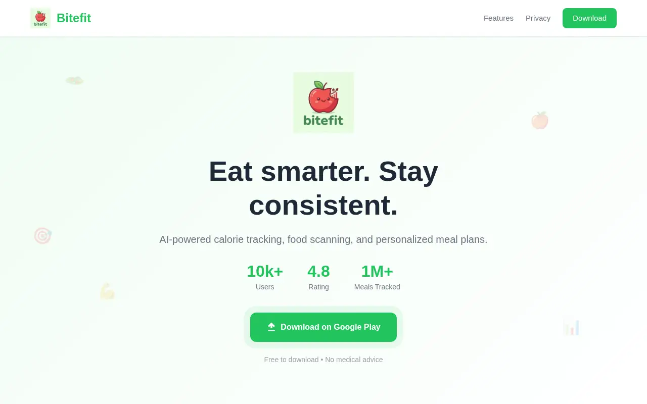 Bitefit: AI Calorie Tracker