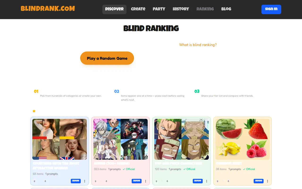 Blindrank.com