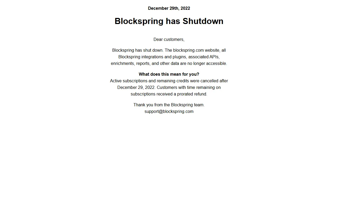 Blockspring