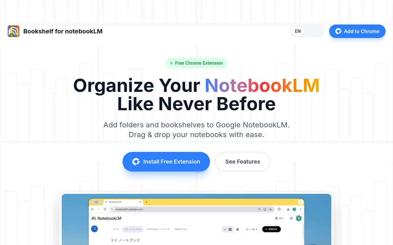Bookshelf for NotebookLM