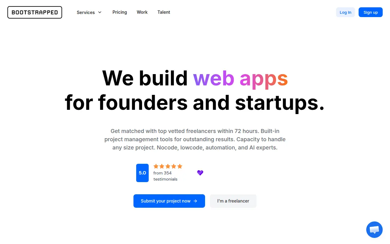 Bootstrapped