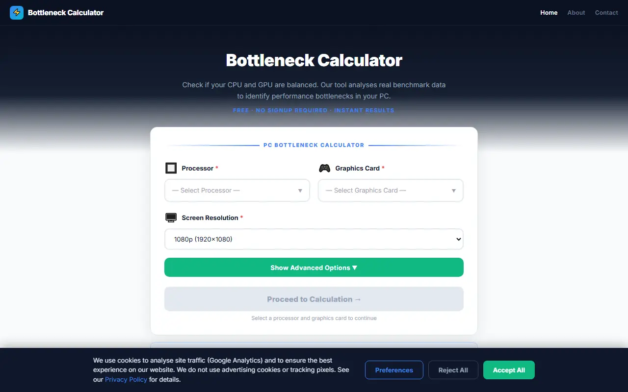 Bottleneck Calculator