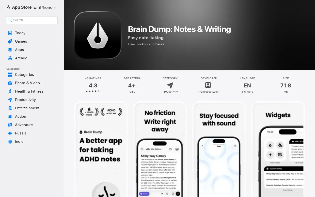 Brain Dump