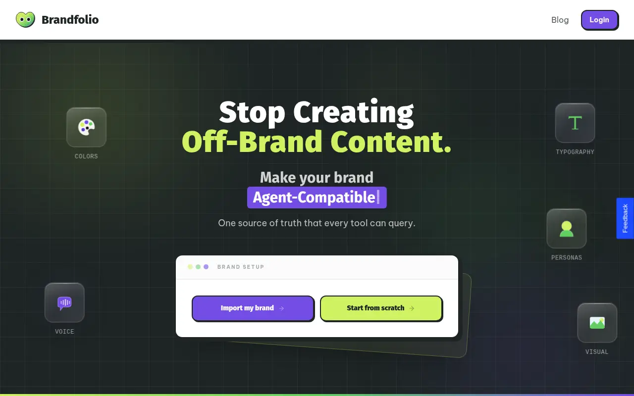 Brandfolio.app — Make Your Brand Machine-Readable for AI