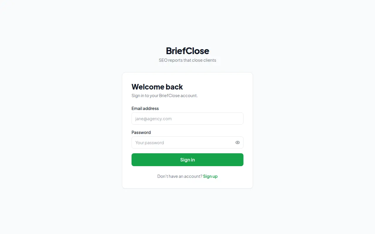 BriefClose