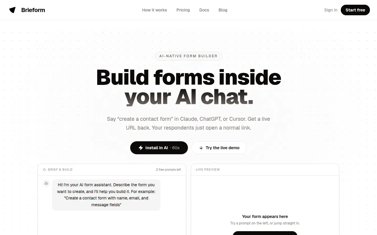 Brieform