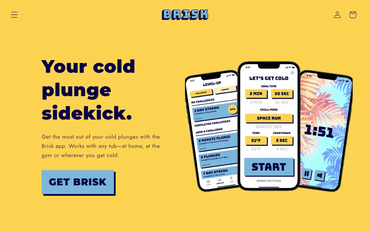 Brisk: Cold Plunge Tracker