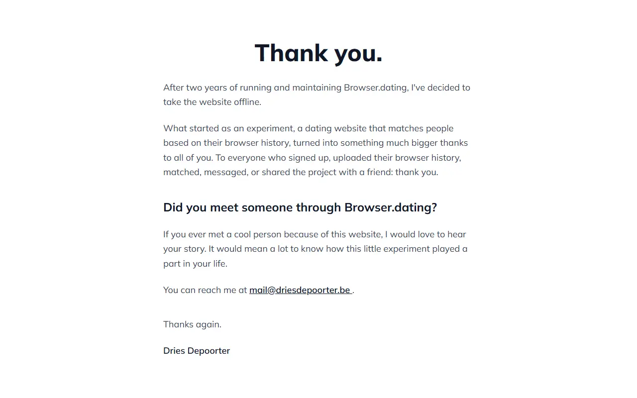 Browser.dating