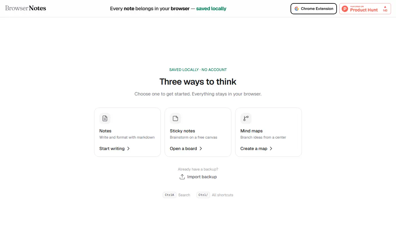 Browser Notes