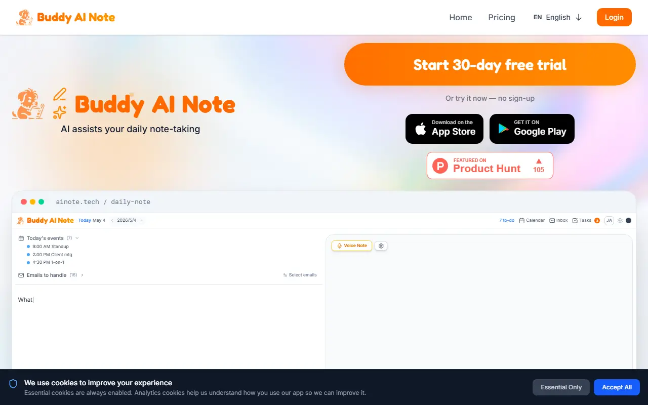 Buddy AI Note